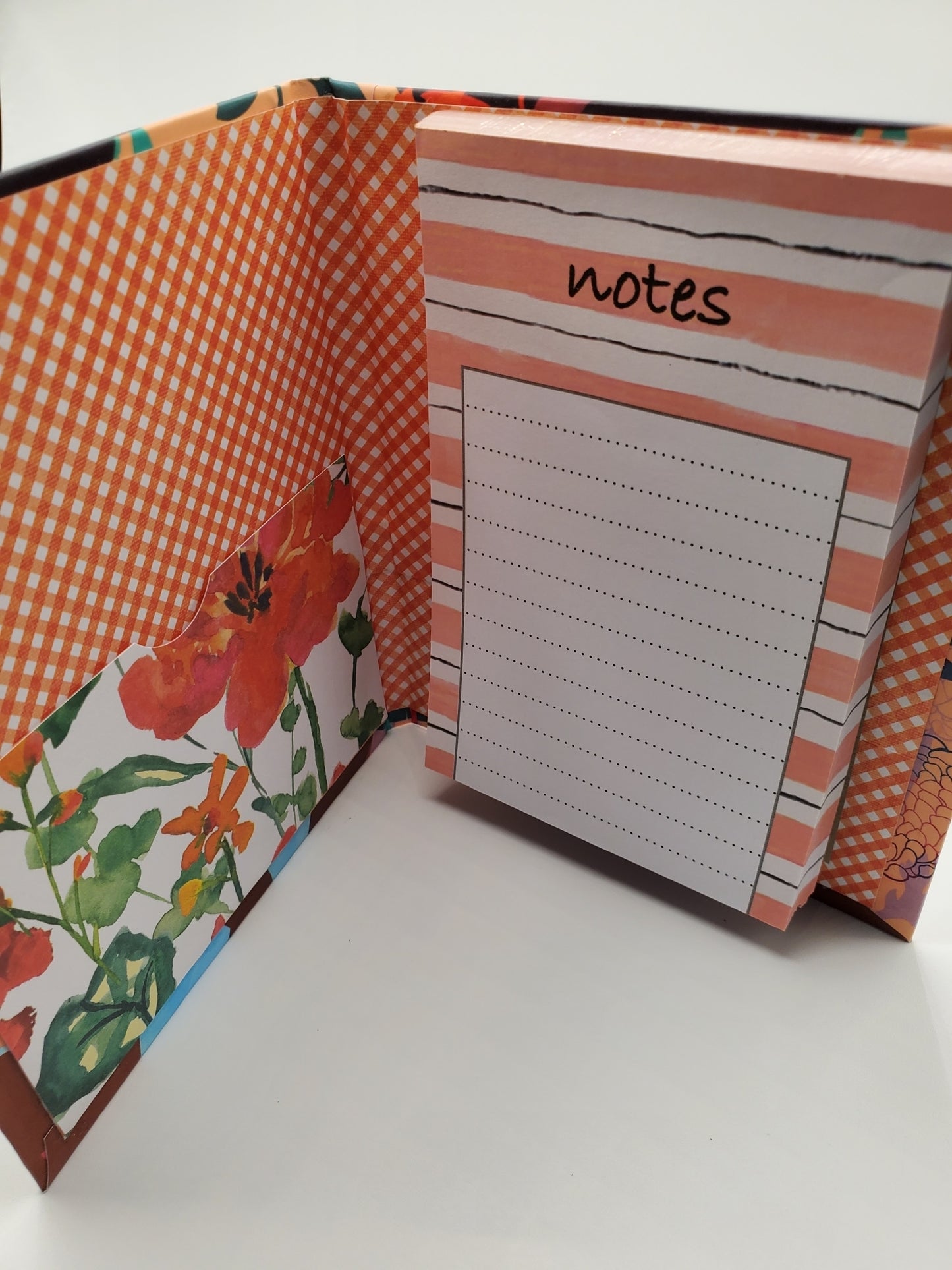 Orange Flower Beauty Notepad